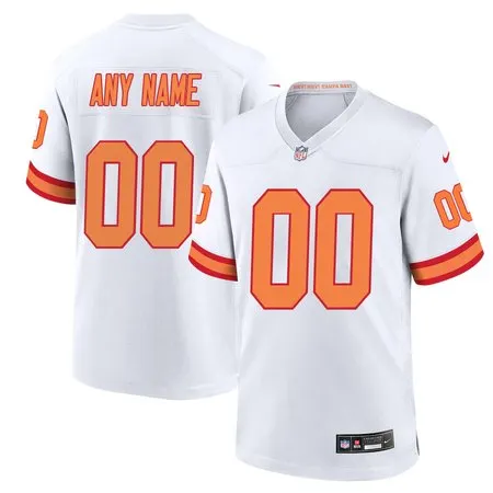 Youth '76 Tampa Bay Buccaneers Custom White Player Game Jersey