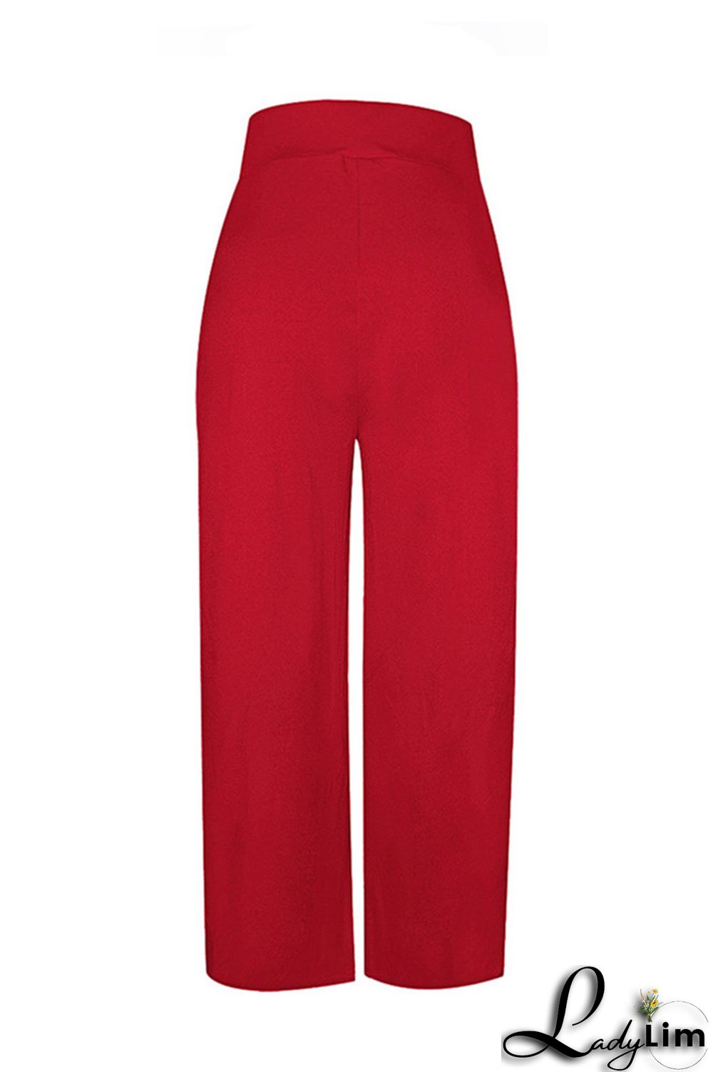 Coffee Fashion Casual Solid Patchwork Regular High Waist Conventional Solid Color Bottoms