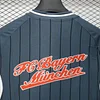 2025/2026 Bayern Munich Baseball Uniform Grey Football Jersey 1:1 Thai Quality