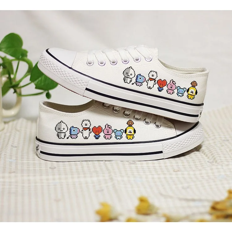 Bts deals canvas shoes