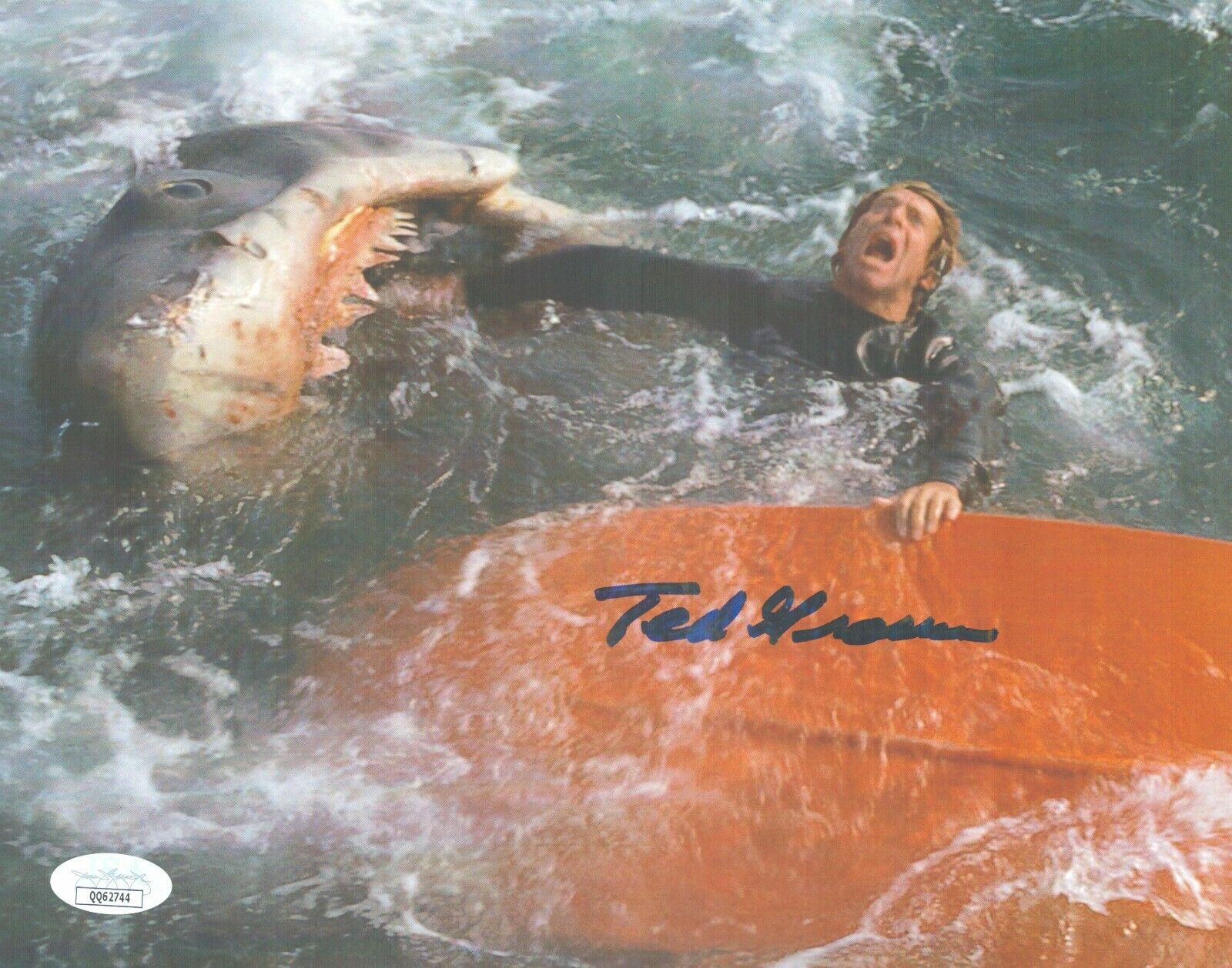 TED GROSSMAN Signed 8x10 Photo Poster painting JAWS GOONIES In-Person Autograph JSA COA Cert