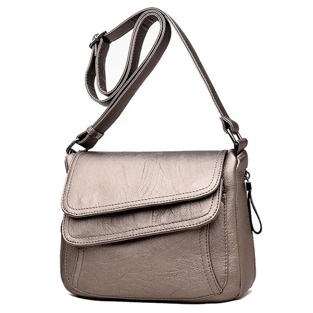 Ladies White Shoulder Bag Crossbody Bags for Women 2020 Soft Genuine Leather Luxury Handbags Women Bags Designer Sac A Main