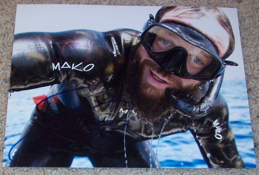 ERIC YOUNG SIGNED OFF THE HOOK EXTREME CATCHES 8x10 Photo Poster painting B TNA IMPACT WRESTLING