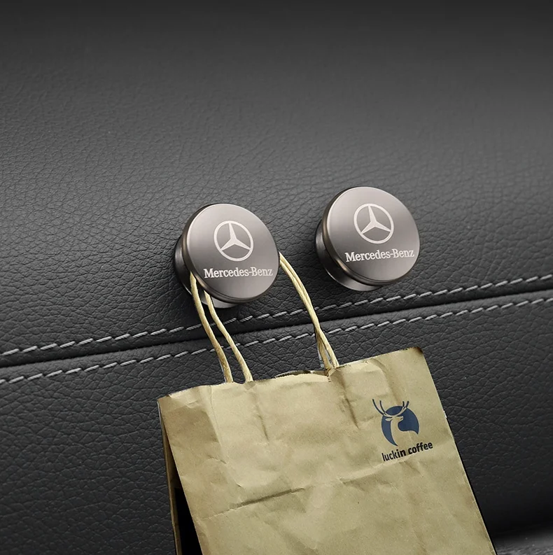 Car seat back invisible hook