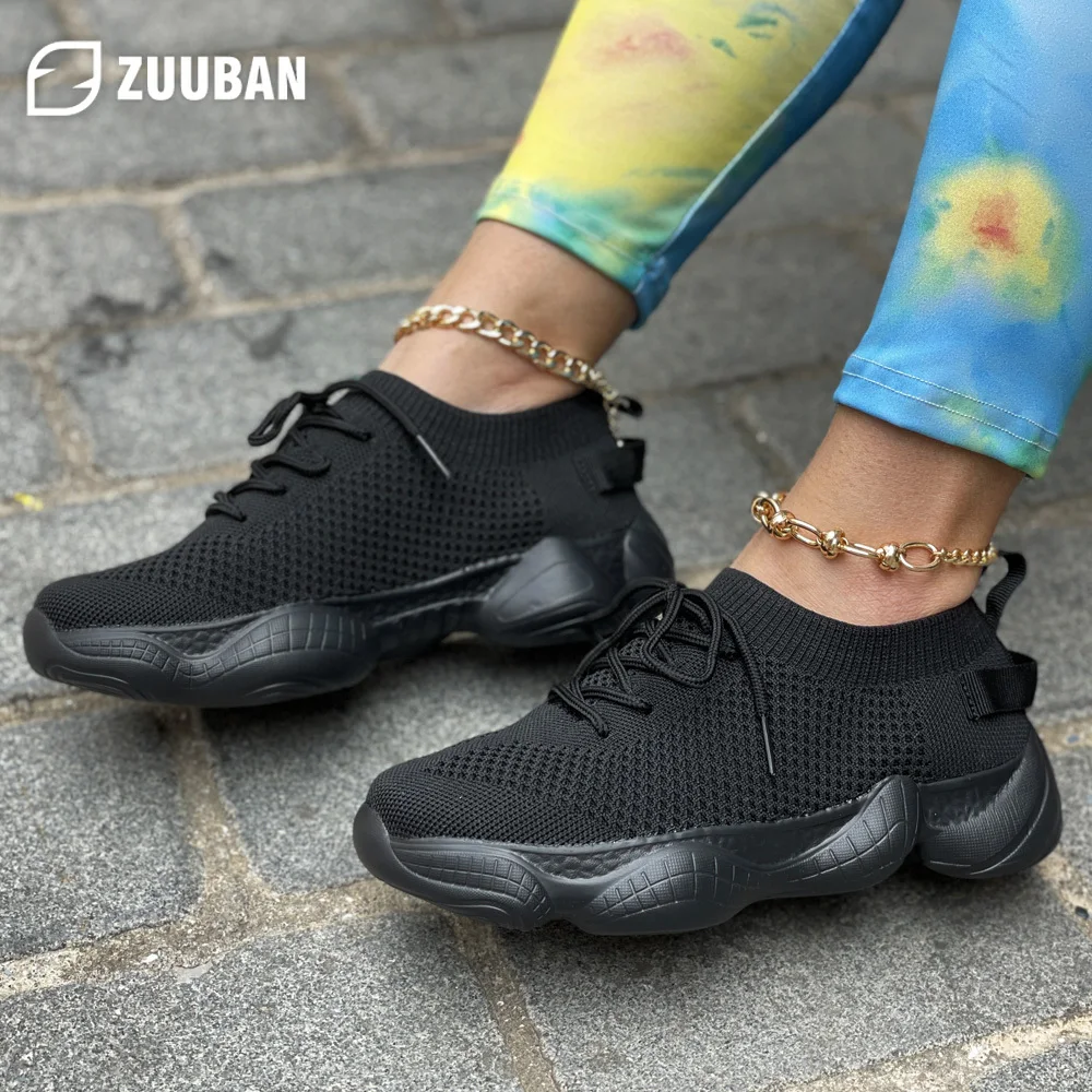Cricsblue Tenis Femmino Para Academia lightweight running shoes, breathable platform, comfortable lace up, fashionable tennis sneakers