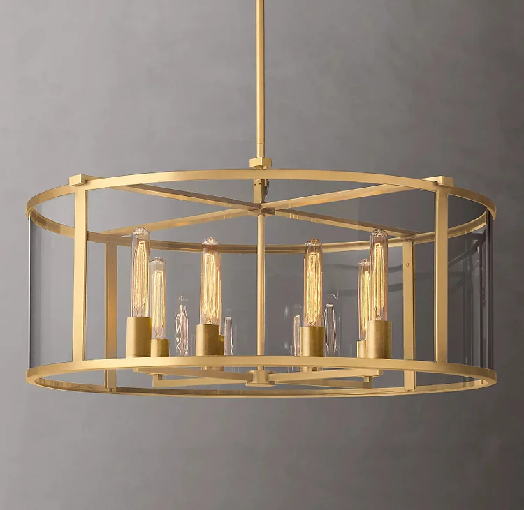 Beckmans Round Chandelier 33" Vjlight