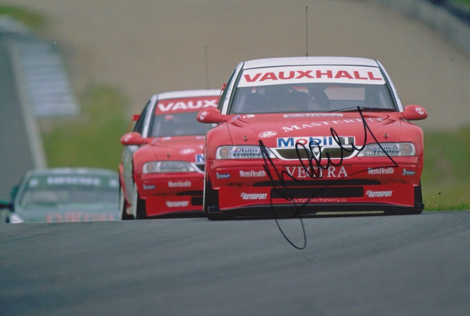 John Cleland Hand Signed 12x8 Photo Poster painting Touring Cars Autograph Vauxhall BTCC