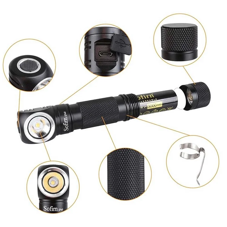 Sofirn SP40 1200 Lumens Rechargeable LED Headlamp