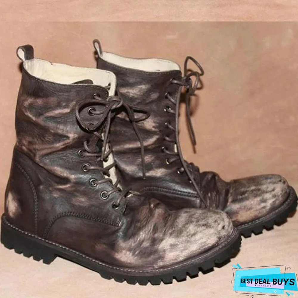 Vintage Outdoor Military Boots