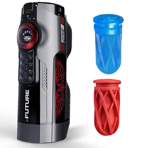 Buy 1 Get 2 Free Gifts!  Thunder 708-Ⅲ Totem Future Cabin Aircraft Cup - 708-Ⅲ + Penis Pump + 30 ML Lube