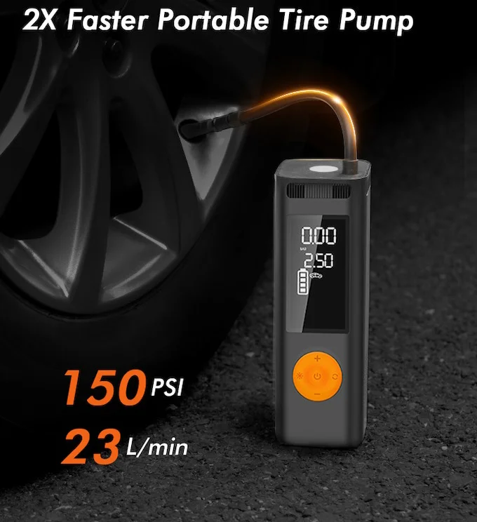 Faster Portable Tire Inflator