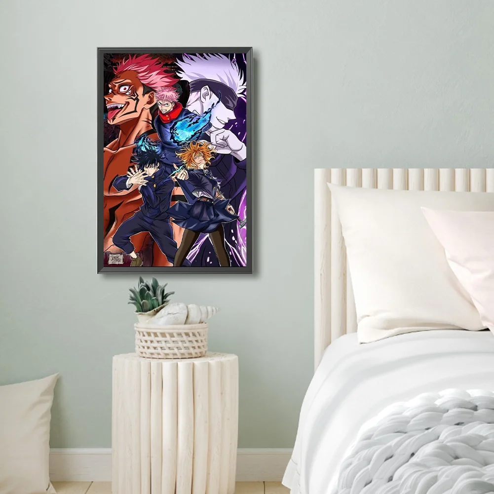 Diamond Painting - Full Round Drill - Jujutsu Kaisen(Canvas|40*60cm)