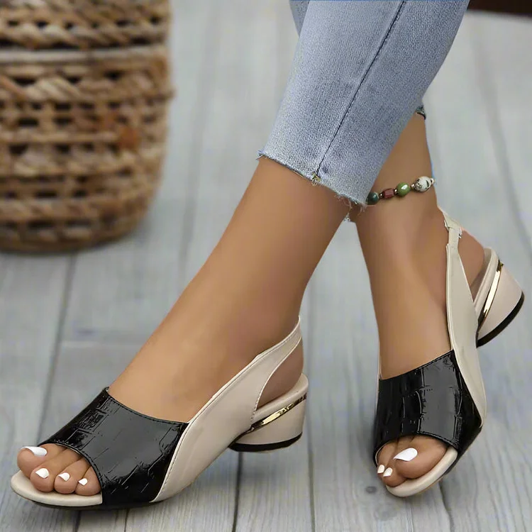 Contrast Color Elegant Comfy  Sandals Radinnoo.com