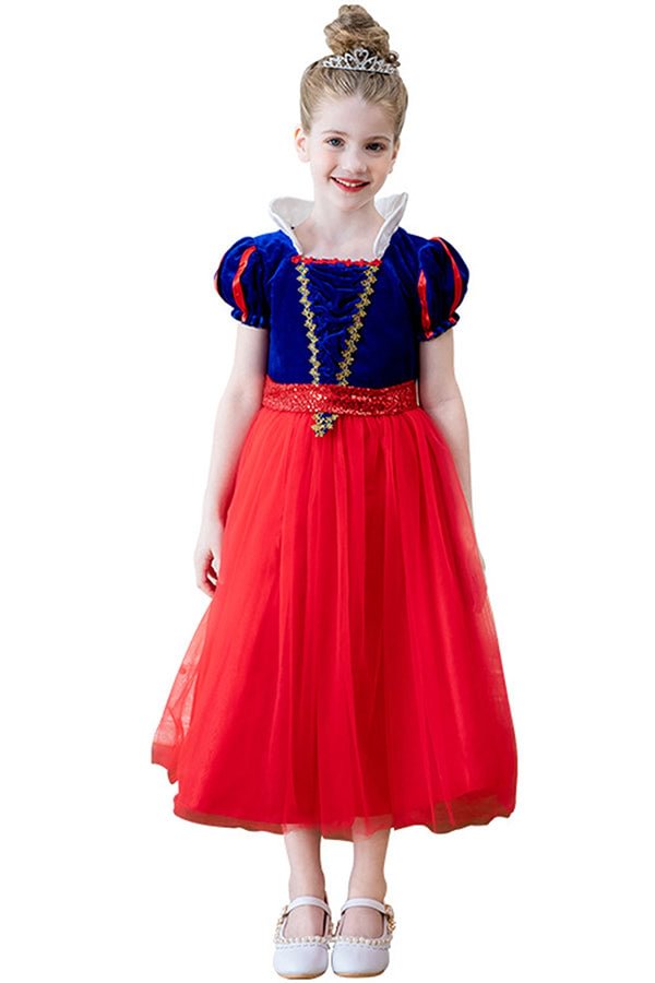 Fancy Halloween Snow White Costume For Kids-elleschic