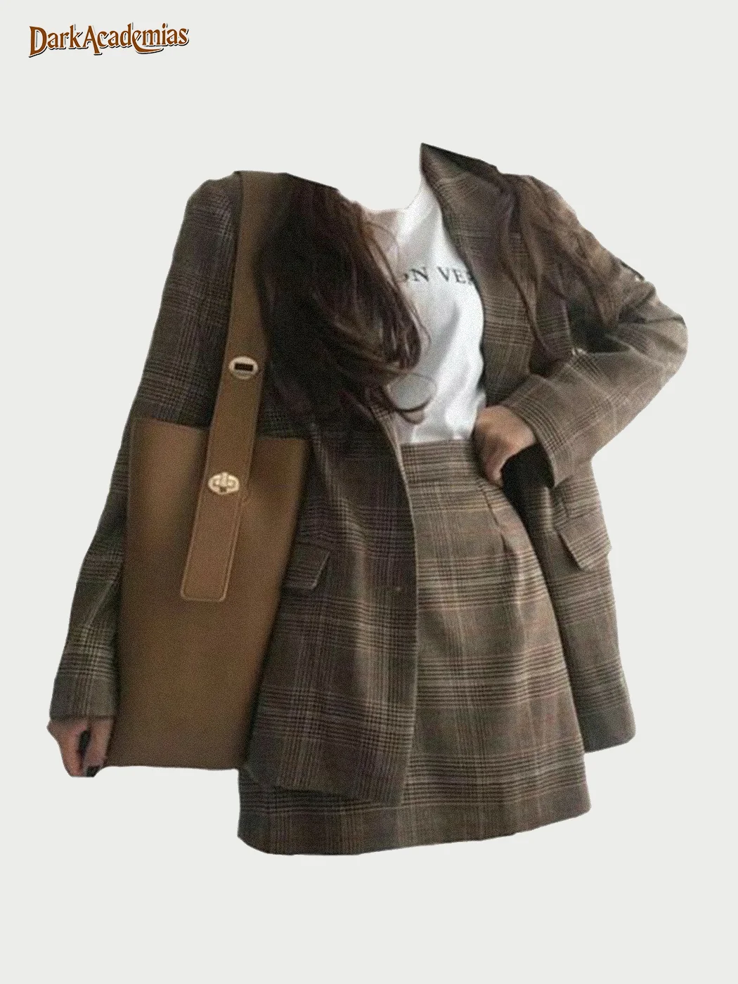 DarkAcademias Vintage Plaid Jacket / DarkAcademias /Darkacademias