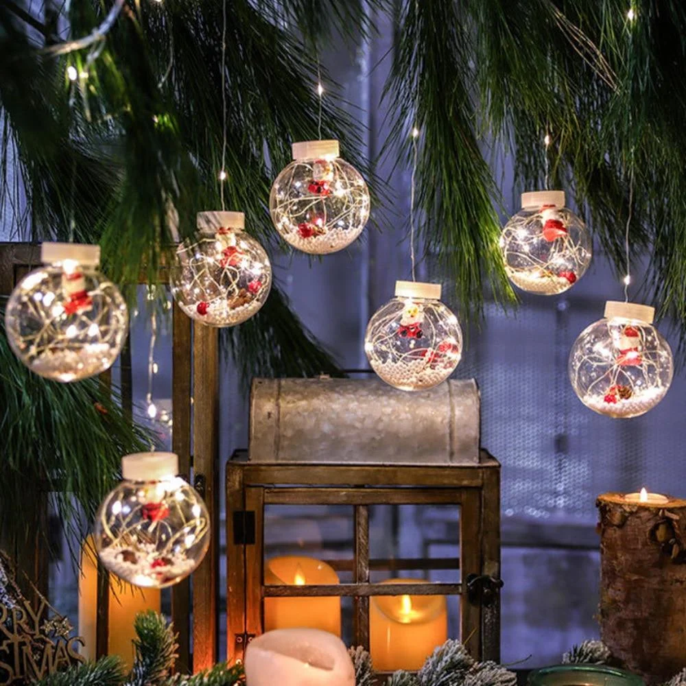 Curtains Christmas Ball LED String Lights