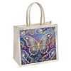 DIY Linen Diamond Art Handbag Craft Kit for Adults Beginners Shopping Gift