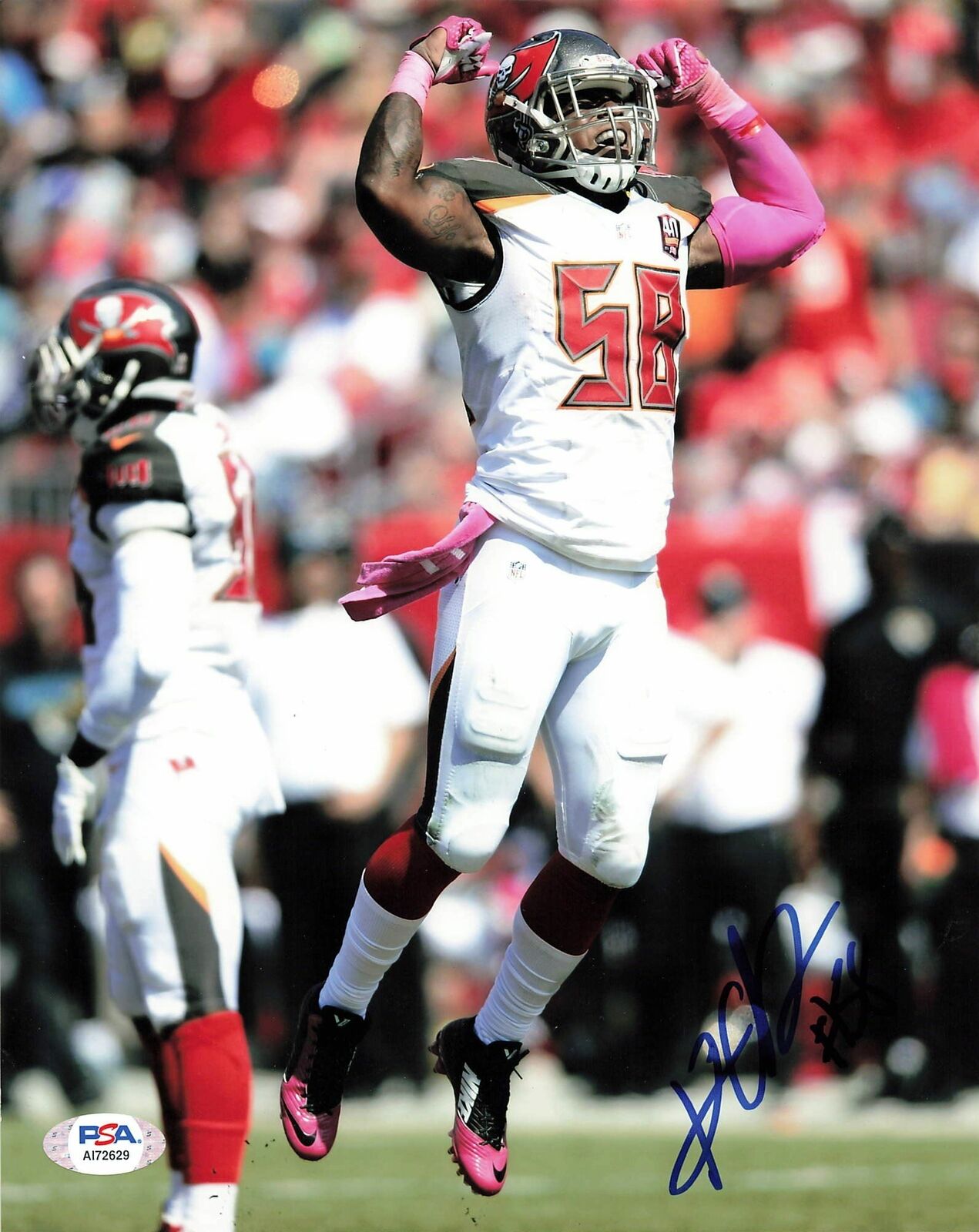 KWON ALEXANDER signed 8x10 Photo Poster painting PSA/DNA Tampa Bay Buccaneers Autographed Bucs