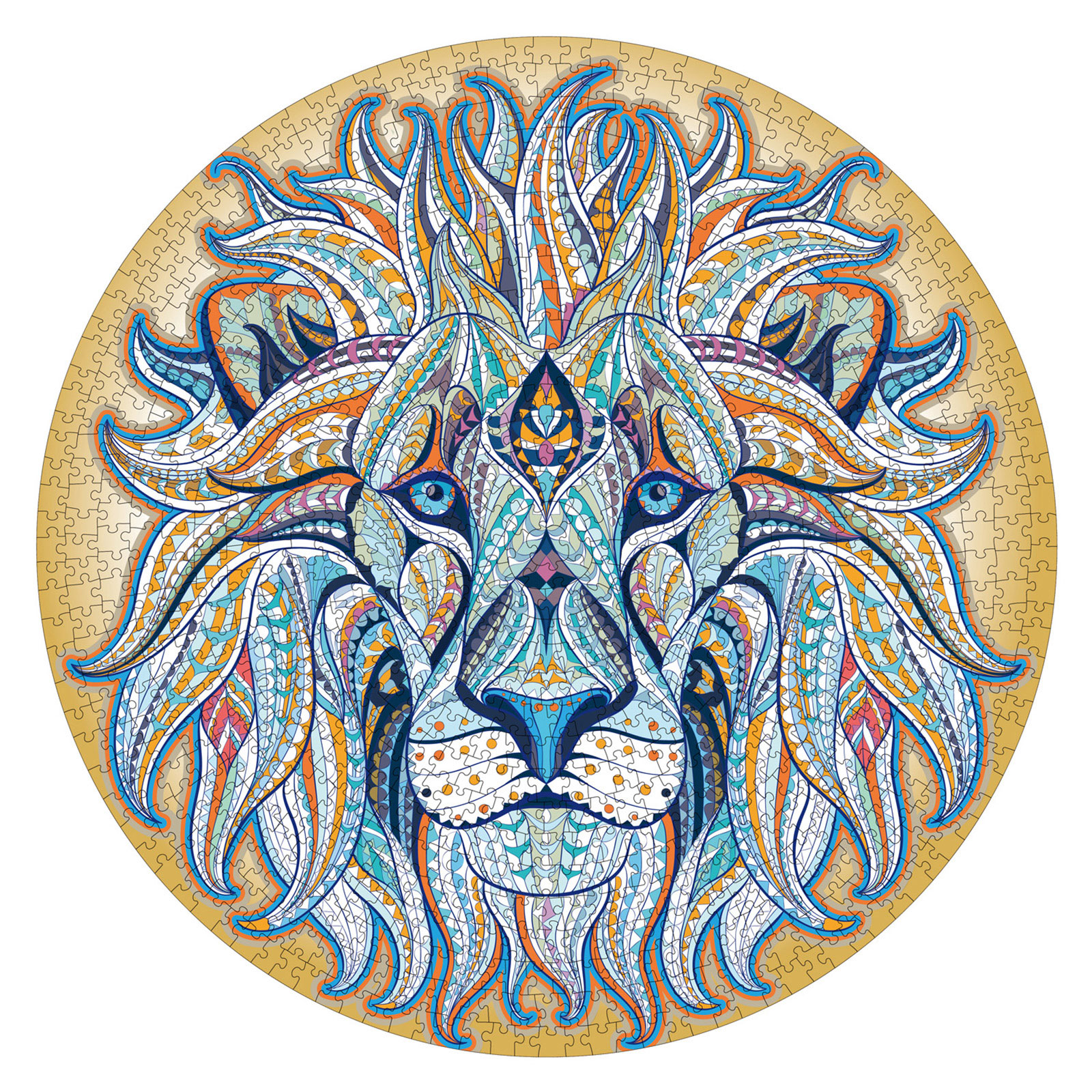 

Lion - 1000pcs Special Shaped Jigsaw Puzzle, 501 Original