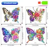 4pcs DIY Butterfly Diamond Painting Stickers