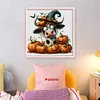 Halloween Pumpkin Cow-14CT Counted Cross Stitch 40*40cm/15.75*15.75in