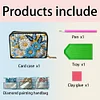 Diamond Painting Flower Wallet Diamond Painting Card Holder Coin Purse