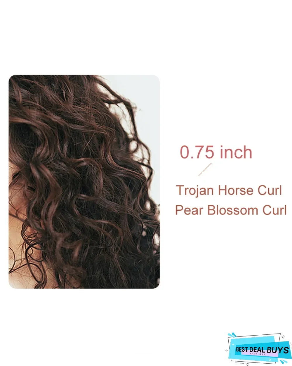 Oteya&trade; Double Ceramic Coating Multi-Functional Curling Iron