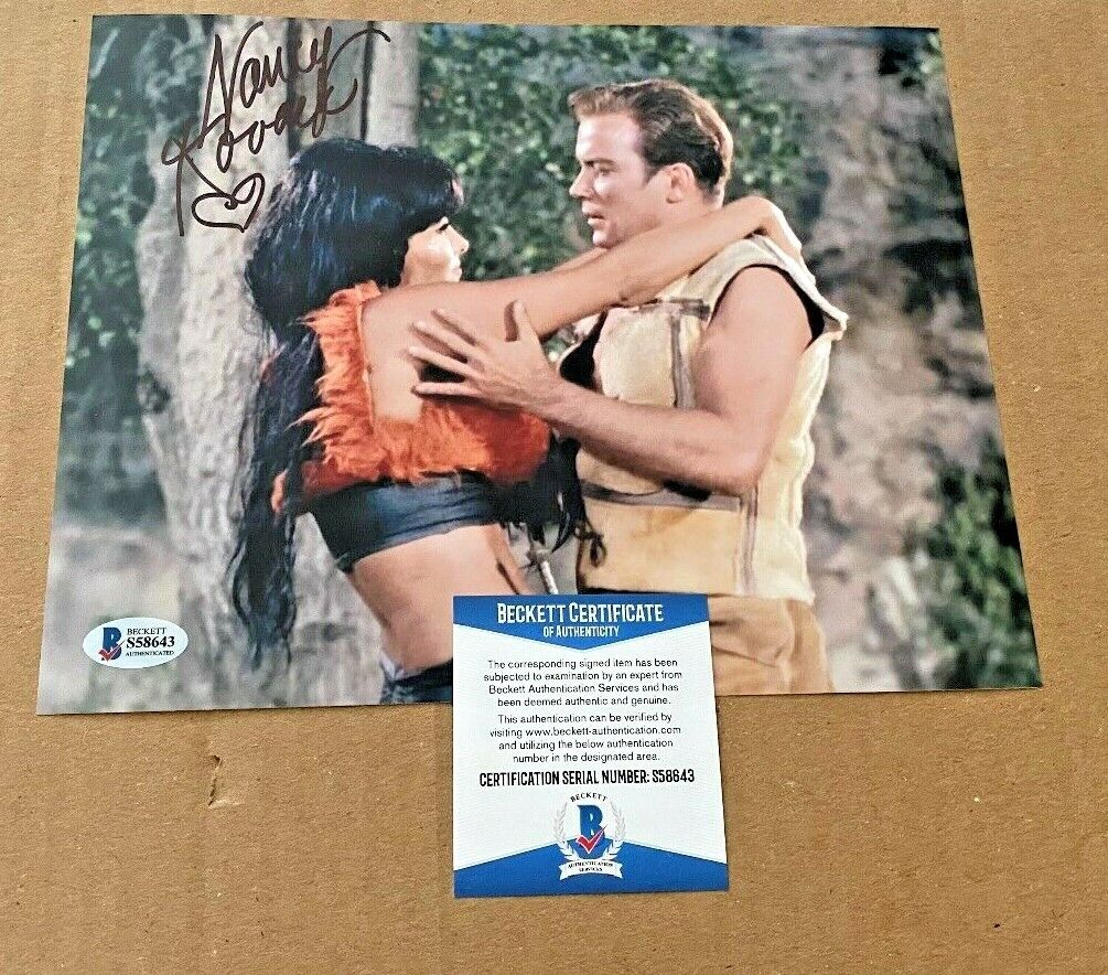 NANCY KOVACK SIGNED 8X10 STAR TREK Photo Poster painting BECKETT CERTIFIED