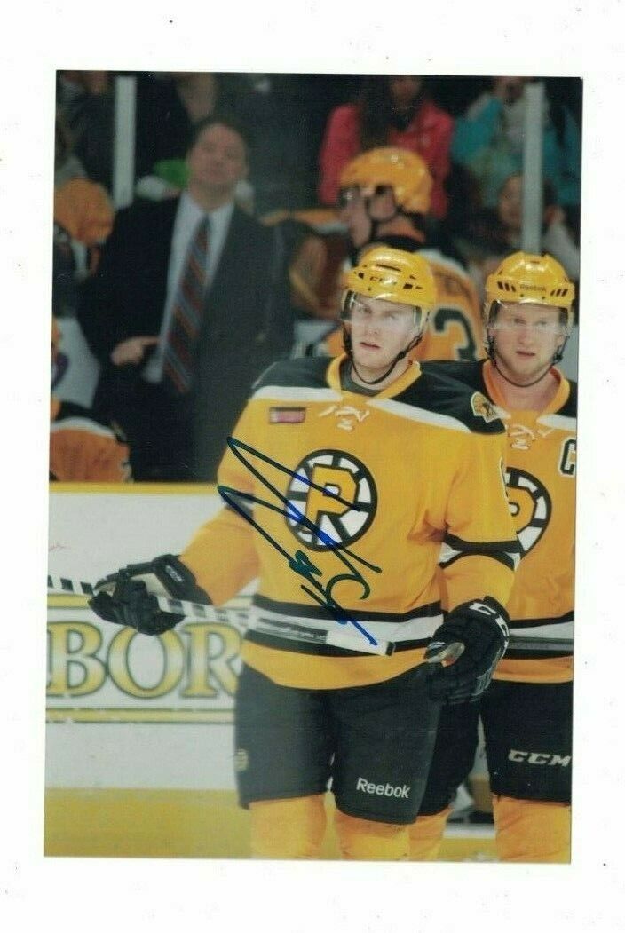 Colin Miller Providence Bruins Signed 4x6 Hockey Photo Poster painting W/Our COA