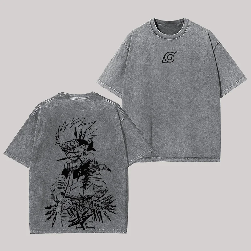 Uzumaki Naruto Printed Unisex Washed T-Shirt