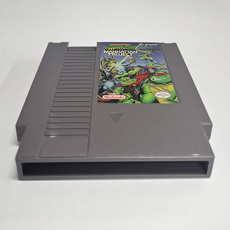 Teenage Mutant Ninja Turtles III: The Manhattan Project - T.M.N.T 3 For Nintendo NES - 8 Bit Game Cartridge