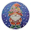 DIY Pearl Painting Art Kit,Round Dust-proof Outer Frame with Tassel Hanging Kit