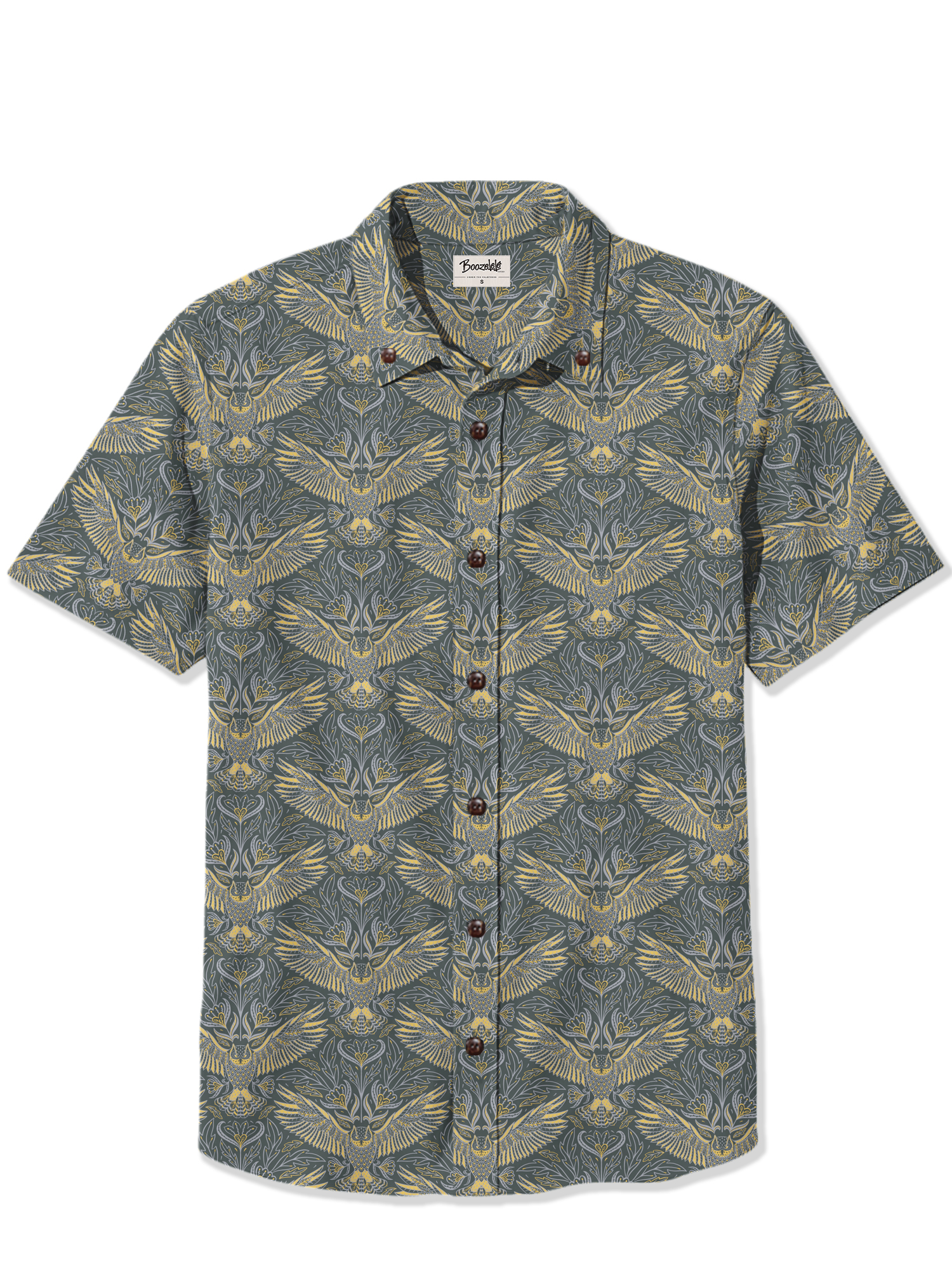 【Sanne Paul X Boozelele】Majestic Owl of Dusk- 100% Cotton Shirt