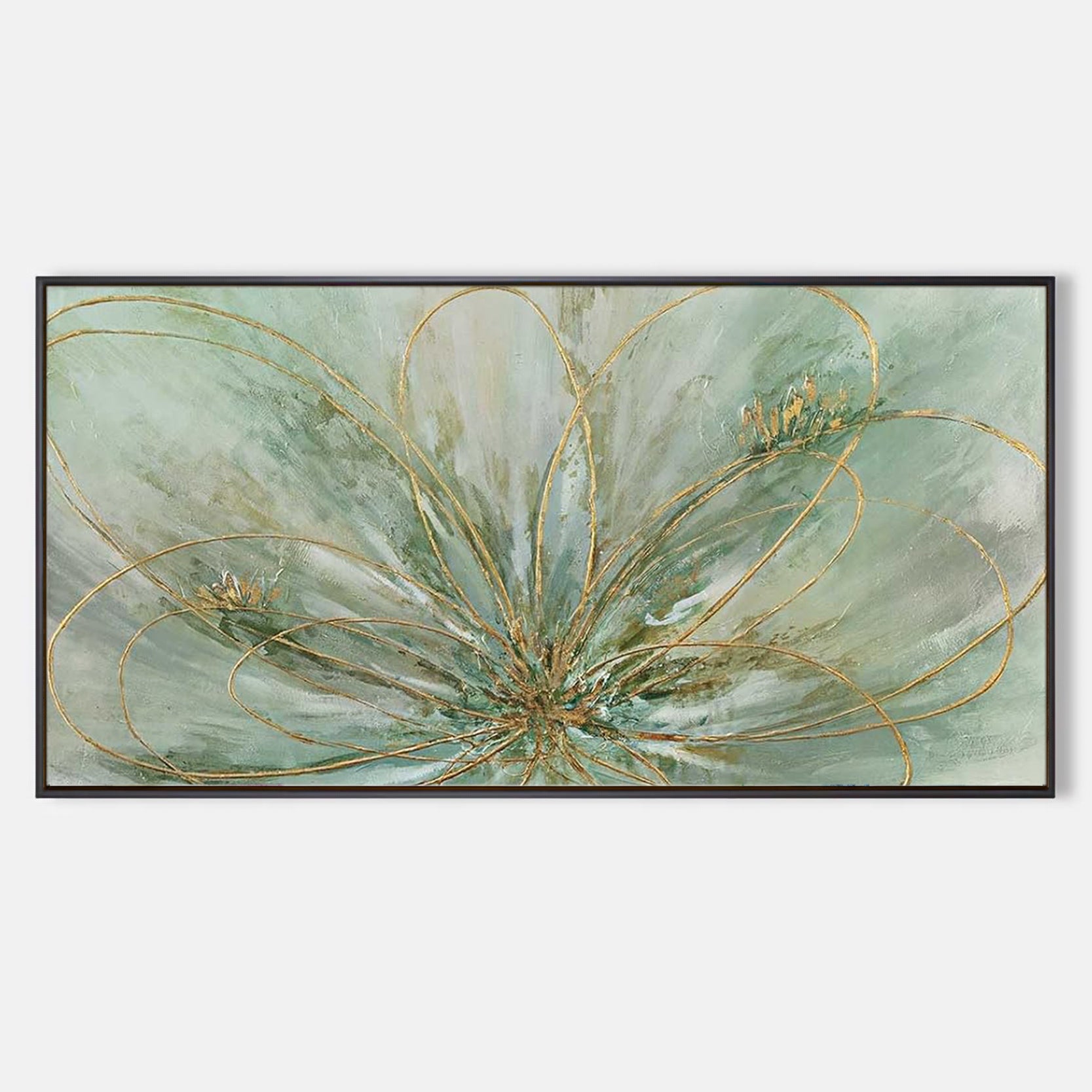Arabelart AR1540 Green floral canvas wall art