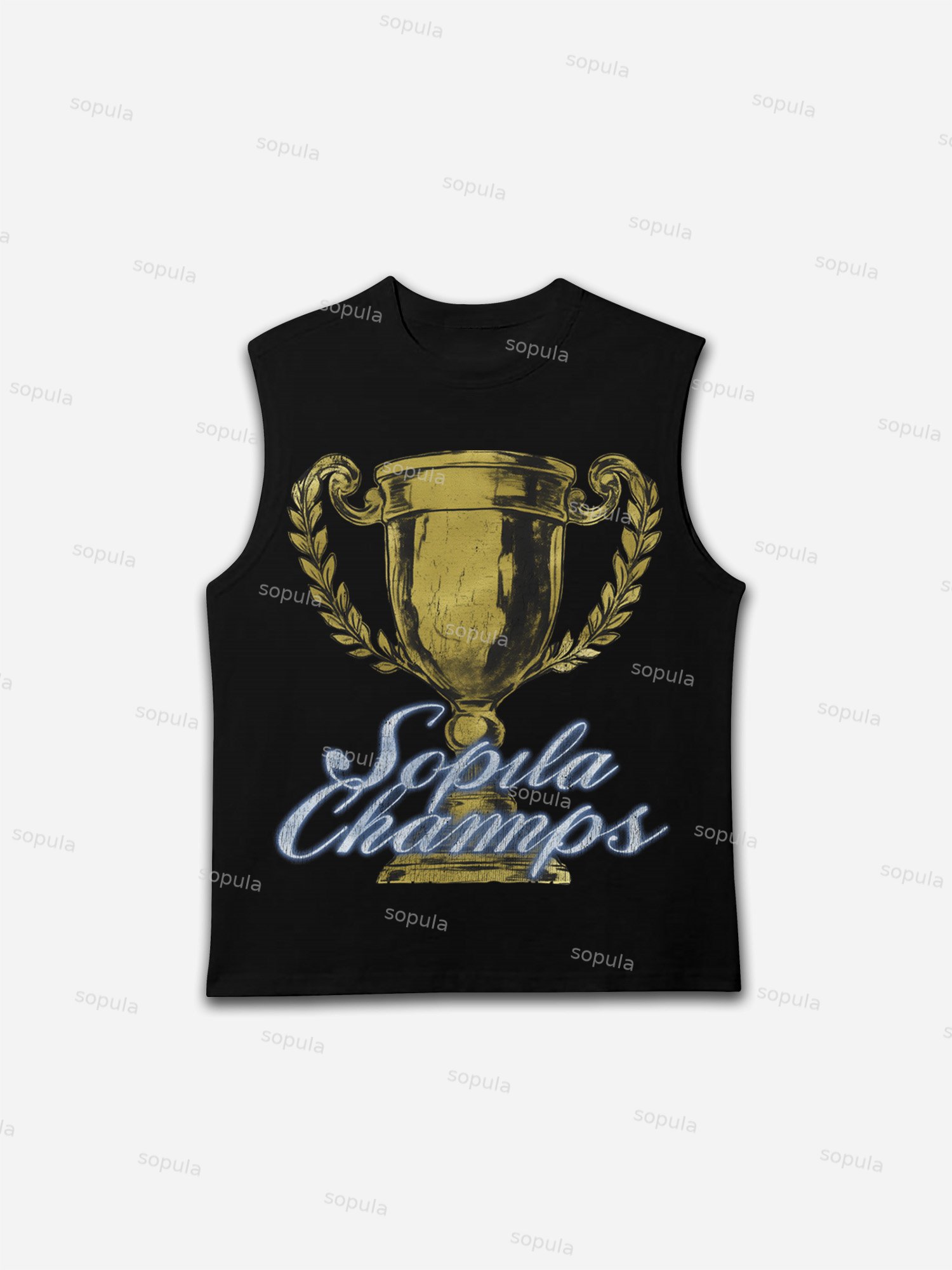 Vintage Trophy Graphic Tank Top - Sopula｜Premium Graphic Tees & Graphic Clothing