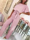 Loose Batwing Sleeves+Wide Leg Jumpsuits