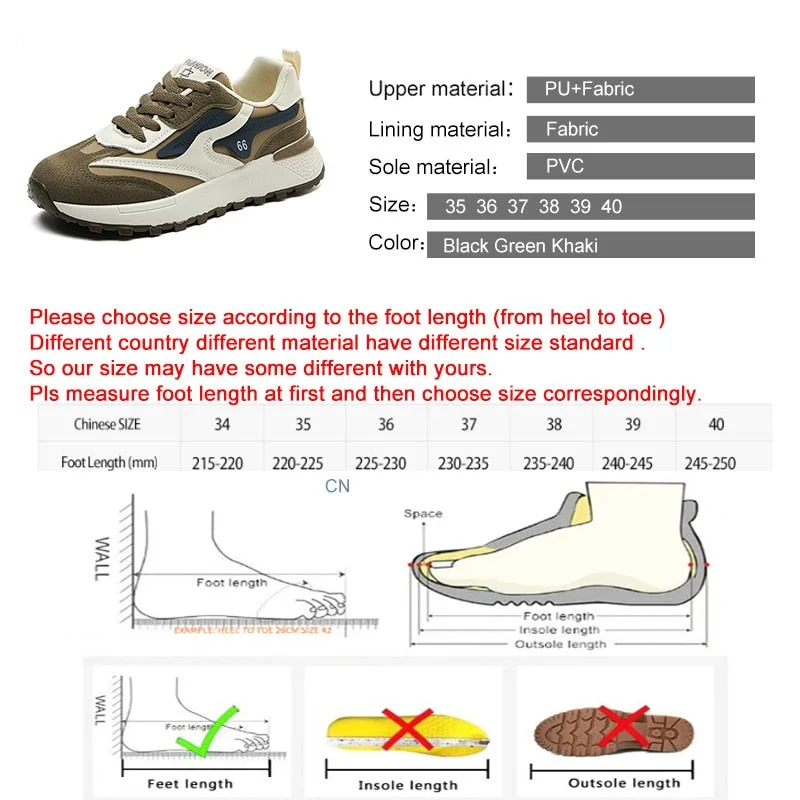 Casual Shoes Women 2022 Platform Spring Fashion Trendy Vulcanized Sneakers Non Slip Sport Shoes Lightweight Female Shoes New