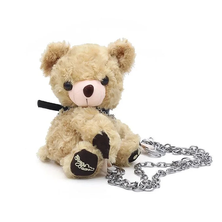 Kawaii Plush Bear Cross Body Bag SP14339