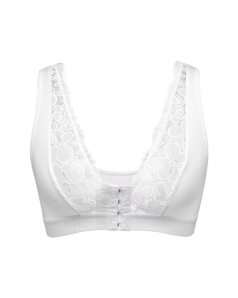 Valentine's Day Lace Front-Closure Bralette