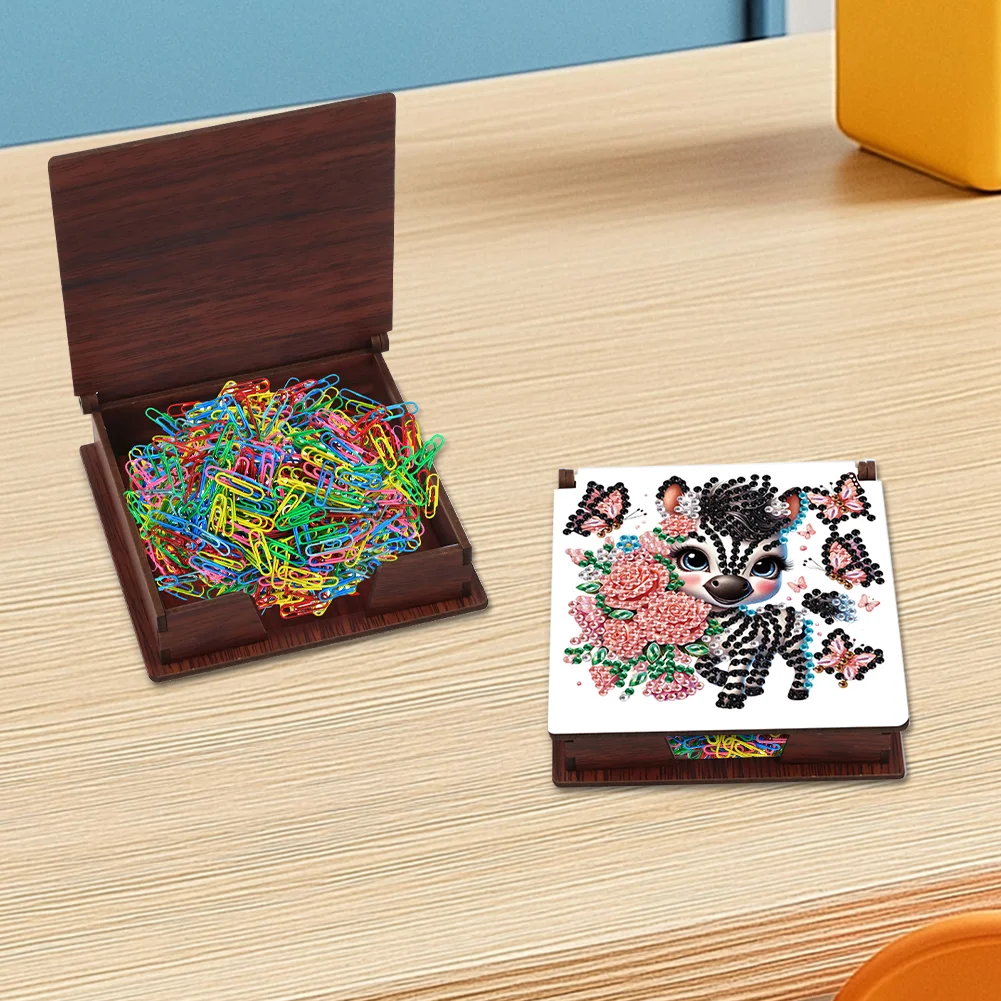 DIY Butterfly Zebra Diamond Painting Note Box Paper 160 Sheets of Paper for DIY Art Craft