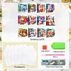 (US Local)12PCS DIY Xmas Pattern Rhinestone Diamond Art Mosaic Postcards for Celebrations