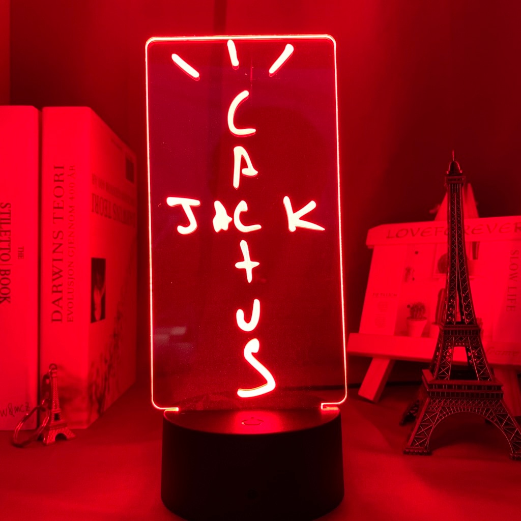 

Cactus Jack - LED Night Light, 16 color with remote, 501 Original