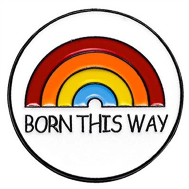 Casual Minimalist Color Block Alloy Unisex Brooches