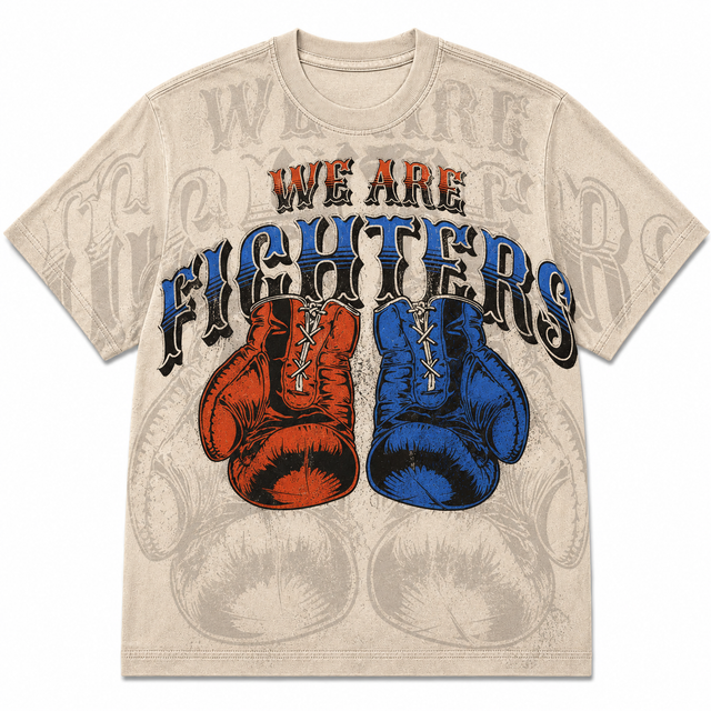 Gym Fighters Gloves Cotton T-Shirt