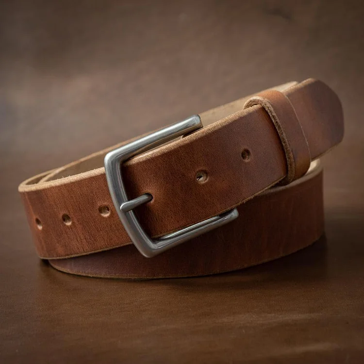 Leather Belt - English Tan