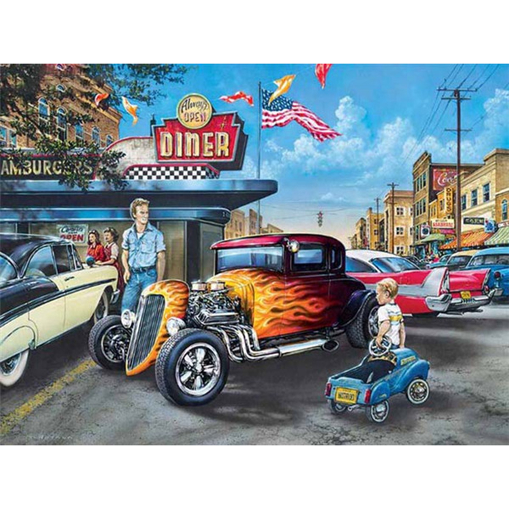 

Car - Square Drill Diamond Painting - 40*30CM, 501 Original