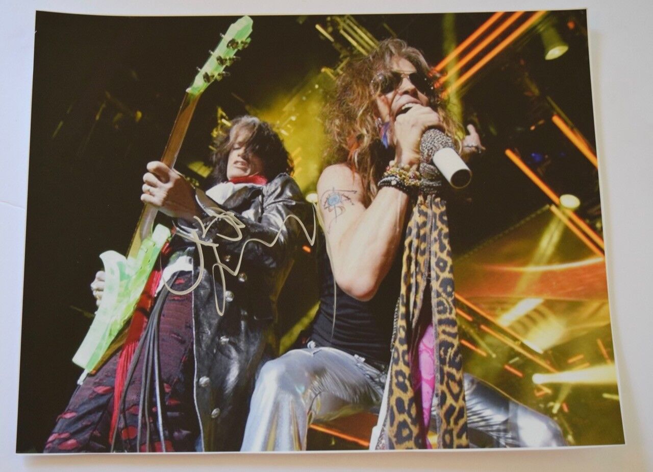 Joe Perry Signed Autographed 11x14 Photo Poster painting AEROSMITH Guitarist COA VD