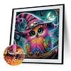 Diamond Painting - Partial Special Shaped Drill - Halloween Owl(Canvas|30*30cm)