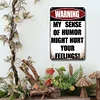 Warning - Metal Tin Signs(8*12Inch/12*16Inch)