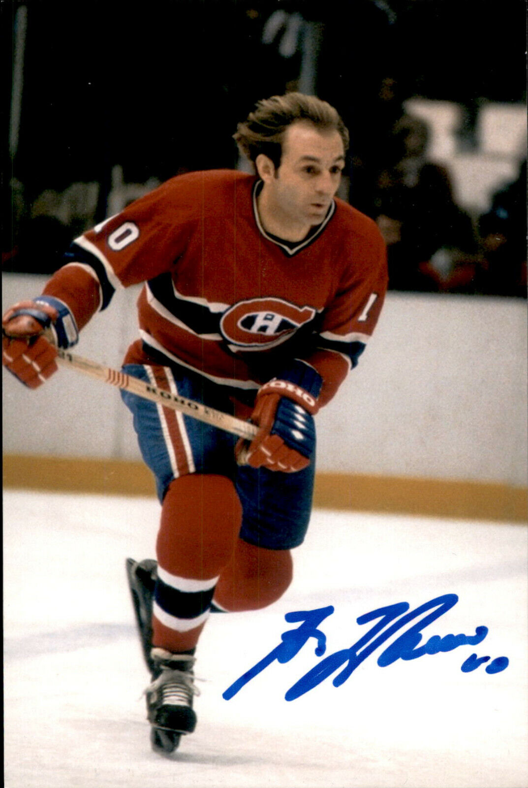 Guy Lafleur SIGNED autographed 4x6 Photo Poster painting MONTREAL CANADIENS #7